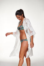 Load image into Gallery viewer, Beach Cover Up Floral Embroidery