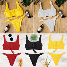 Load image into Gallery viewer, Bandage Push Up Padded Swimwear