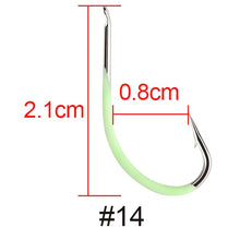 Load image into Gallery viewer, High Carbon Steel Luminous Fishing Hook