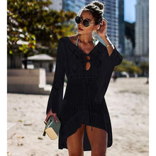 Load image into Gallery viewer, Crochet Knitted Beach Cover-up
