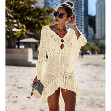 Load image into Gallery viewer, Crochet Knitted Beach Cover-up