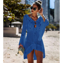 Load image into Gallery viewer, Crochet Knitted Beach Cover-up
