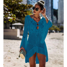 Load image into Gallery viewer, Crochet Knitted Beach Cover-up