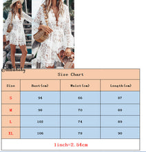 Load image into Gallery viewer, Lace Hollow Crochet Swimsuit Cover-Up