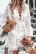 Load image into Gallery viewer, Lace Hollow Crochet Swimsuit Cover-Up