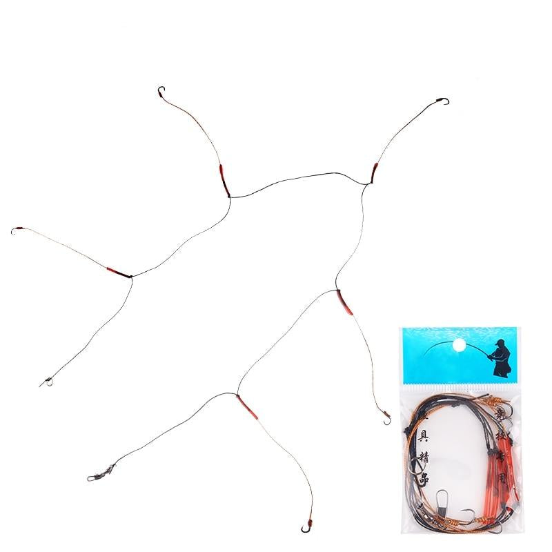 5 Small Rigs Swivel Fishing Hook