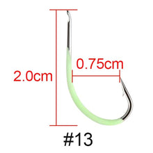 Load image into Gallery viewer, High Carbon Steel Luminous Fishing Hook