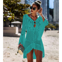 Load image into Gallery viewer, Crochet Knitted Beach Cover-up